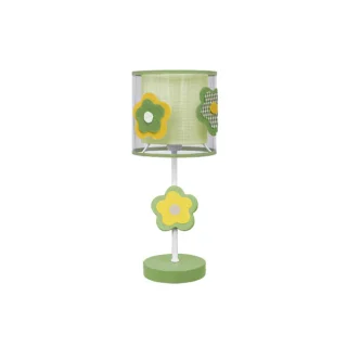 Lámpara Sobremesa Infantil Flor Verde 35x14 | Abrila | 044171006