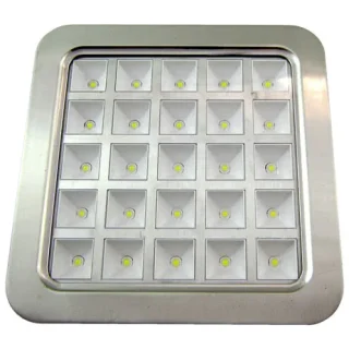 Downlight LED Cuadrado 16W Níquel | Fabrilamp | 049281603