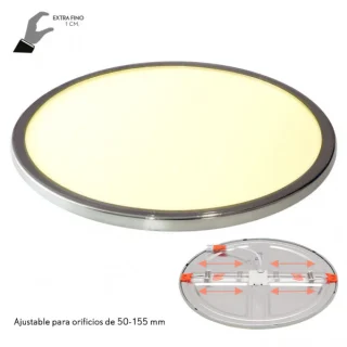 Downlight 20W Cromo PORVENIR 1920lm | Fabrilamp | 100592020