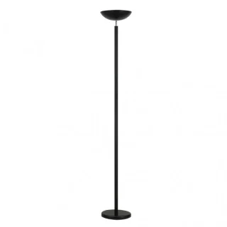 Pie de Salón Luyten 2xE27 Negro Mate 180cm | Abrila | 136142009
