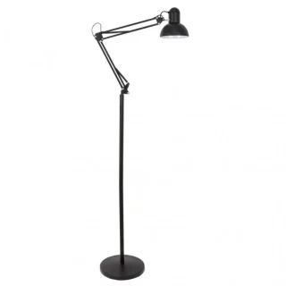 Lámpara de Pie Flexo Articulable Rutilo Negro Mate | Abrila | 140341009