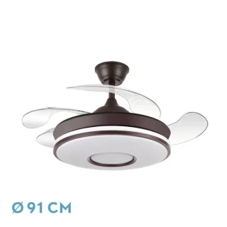 Ventilador Techo Dani Mini Marrón 59W | Abrila | 165399002