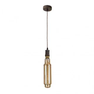 Lámpara Colgante Elio Marrón/Ámbar 8W | Abrila | 167091002