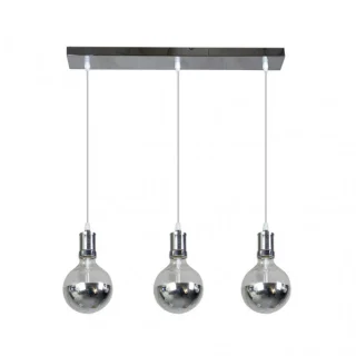Lámpara Colgante Gala 3xE27 Cromo | Abrila | 167293020