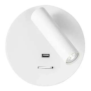 Aplique LED Giotto Redondo Blanco 3W 4000K | Abrila | 171561R01