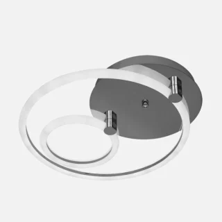 Plafon LED Alya Cromo 37W Regulable | Abrila | 172082020