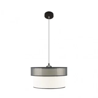 Colgante Felix Negro/Blanco 40cm | Abrila | 172994001