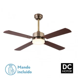 Ventilador Techo HUPE Cuero 107cm 4 Aspas | Abrila | 173591414