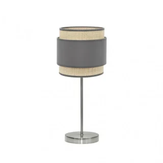Lámpara Sobremesa Kandy Natural/Gris | Abrila | 174271028