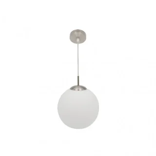 Colgante Astro Blanco/Níquel 25cm | Abrila | 174392501