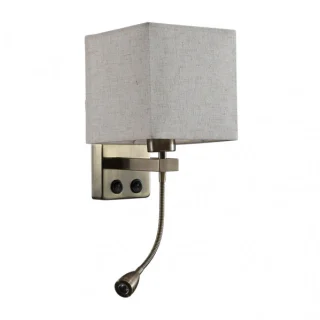 Aplique Moderno Stephen Cuero/Beis 3W LED | Abrila | 174661014