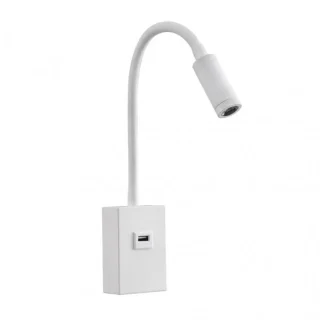 Aplique LED Capote Blanco 3W 4000K USB | Abrila | 174961001