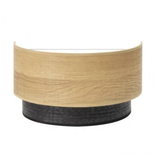 Aplique Colet Negro/Madera Clara 17x30x15 cm | Abrila | 175661085