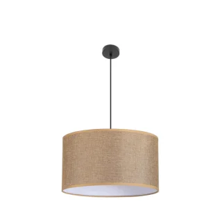 Lámpara Colgante Jin Negro/Marrón 3xE27 | Abrila | 176296002