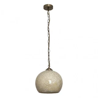 Colgante Tenor Ámbar/Cuero Mosaico | Abrila | 177593043