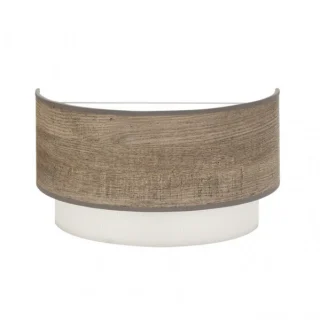 Aplique Moderno Myriam Madera Gris 17x30x16 cm | Abrila | 177661083