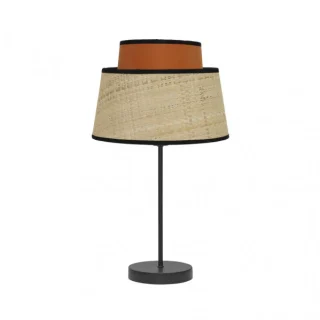 Lámpara Sobremesa Jia 1xE14 Natural/Calabaza | Abrila | 177771004