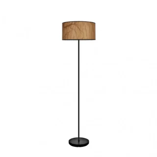 Lámpara de Pie Tapiro Pergamino/Negro 162cm | Abrila | 178441002