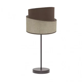 Lámpara Sobremesa Hara Marrón 45x18x18 | Abrila | 179871002