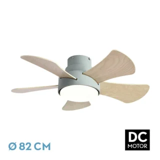 Ventilador Techo Gregario 25W DC Verde 5 Aspas | Abrila | 180891506