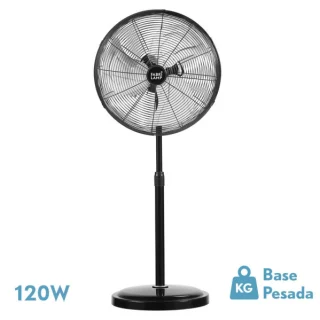 Ventilador de Pie Africo 120W Negro 55cm | Abrila | 181141009