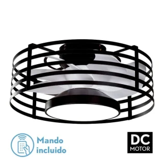 Ventilador Techo Xaloc Negro 22W | Abrila | 182191709