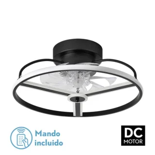 Ventilador Techo LED Bora Negro 60W | Abrila | 182791309