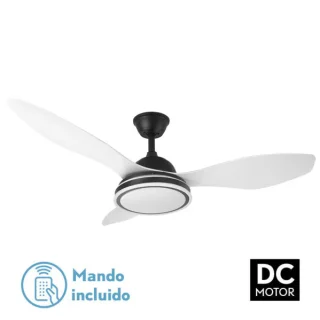 Ventilador Techo Datoo 48W DC Negro/Blanco | Abrila | 182991326