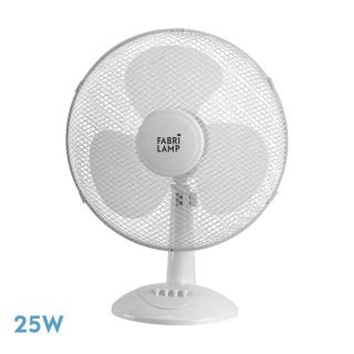 Ventilador Sobremesa Cape Pequeño Blanco 2Vel 25W | Abrila | 184171201