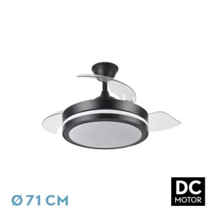 Ventilador Techo Esparta Peque Negro 44W | Abrila | 184793009