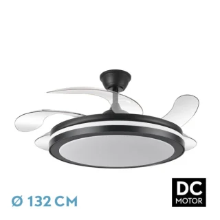 Ventilador DC Esparta Maxi Negro 80W | Abrila | 184796009