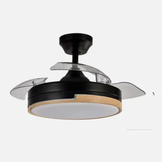Ventilador Techo Olimpia Negro/Madera 91cm | Olimpia | 185999085