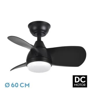 Ventilador de Techo DC 24W PIRDO Negro | Abrila | 186291309