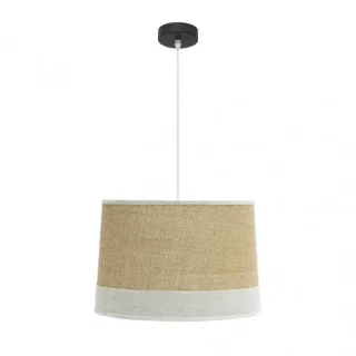 Colgante Tietar Saco/Blanco 40x40 cm | Abrila | 186694001