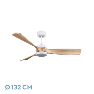 Ventilador Techo DC Oriente 26W Blanco Haya | Abrila | 187991368