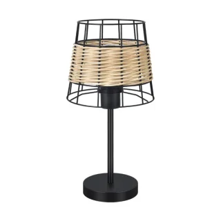 Lámpara Sobremesa Burano Negro 41x20x20 cm | Abrila | 190671009