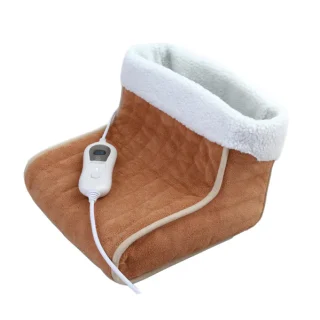 Calientapiés Eléctrico Relax 100W Camel/Blanco | Abrila | 199810302