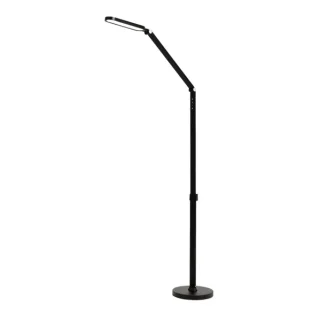 Lámpara Pie Draga Negro 13W Regulable | Abrila | 204641009