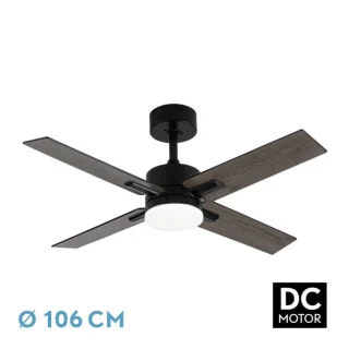 Ventilador Techo Talco DC Negro 20W | Abrila | 206891409