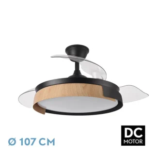 Ventilador Techo Provenza DC Negro/Haya | Abrila | 207191388