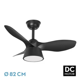 Ventilador Techo DC Cubico Negro 36W | Abrila | 207391309