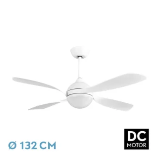 Ventilador Techo Livorno DC 30W Blanco 132cm | Abrila | 208191401