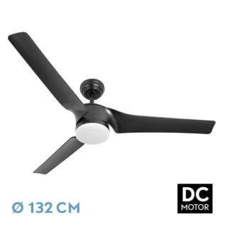 Ventilador Techo Montijo 24W Negro 132cm | Abrila | 209791309