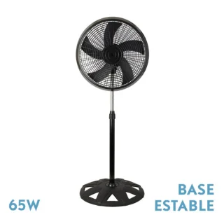 Ventilador de Pie Agudo Negro 65W | Abrila | 210441009