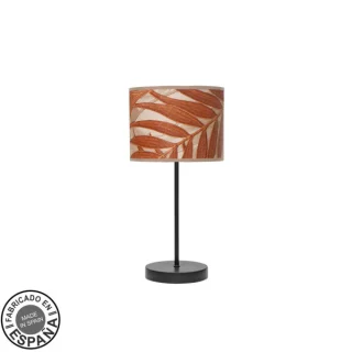 Lámpara Sobremesa Moda Negro/Caldera 42x17x17cm | Abrila | 212470029