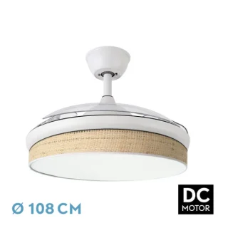 Ventilador Techo Retráctil DC Moda 72W Blanco | Abrila | 212490601