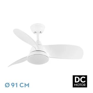 Ventilador de Techo Atomo 24W Blanco 3 Aspas | Abrila | 212991301