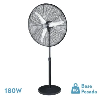Ventilador de Pie Alarcon 180W Negro 3Vel | Abrila | 213241109