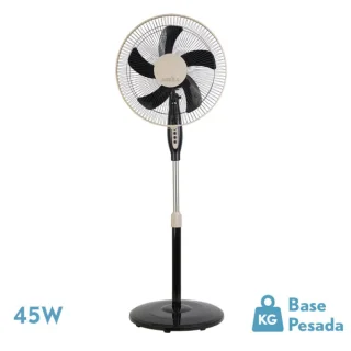 Ventilador de Pie Belmonte Negro/Beis 45W | Abrila | 213841078