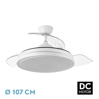 Ventilador Techo LED Escorpion Blanco | Abrila | 214591301